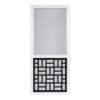 Basketweave Black Insert Vinylcraft Vinyl Solid Screen Door by Screen Tight