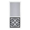 Belle Black Insert Vinylcraft Solid Screen Door by Screen Tight