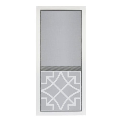 Vinylcraft Belle White Screen Door by Screen Tight