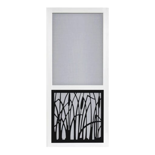 Cattail Insert Solid Vinylcraft Vinyl Screen Door by Screen Tight