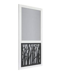 Cattail Insert Solid Vinylcraft Vinyl Screen Door Side View by Screen Tight