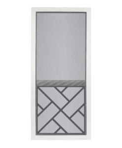 Vinylcraft Chippendale Black Insert Screen Door from Screen Tight
