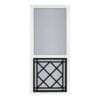 St Augustine Black Insert Vinylcraft Solid Screen Door by Screen Tight