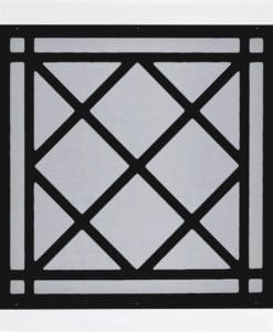 St Augustine Black Screen Door by Screen Tight