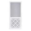 St Augustine Solid Insert Vinylcraft Screen Door by Screen Tight