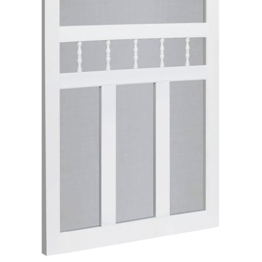 Waccamaw White Vinyl Screen Door - Image 6