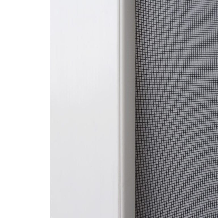 Waccamaw White Vinyl Screen Door Screen Tight