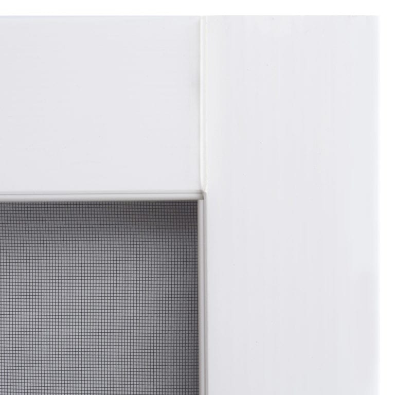 Waccamaw White Vinyl Screen Door Screen Tight