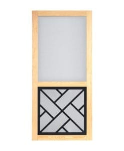 Chippendale Insert Woodcraft Screen Door By Screen Tight