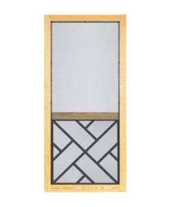 Chippendale Wood Screen Door from Screen Tight