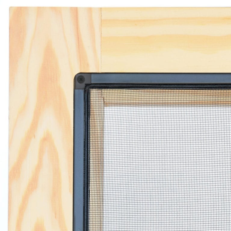 Oak Insert Woodcraft Screen Door Screen Tight