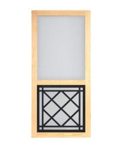 St Augustine Insert Woodcraft Screen Door By Screen Tight