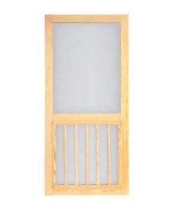 Five Bar Wood Insert Woodcraft Screen Door By Screen Tight