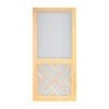 Chippendale Wood Insert Woodcraft Screen Door By Screen Tight