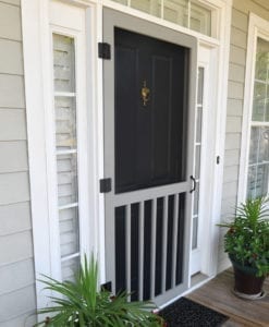 Wood Five Bar screen door from Screen Tight