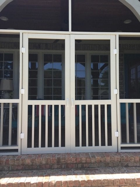 Five Bar Screen Door French Door Install