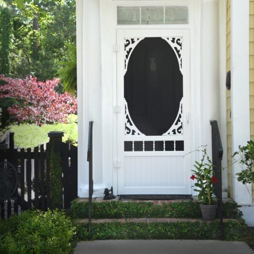 Springview Solid Vinyl Screen Door View from Screen Tight