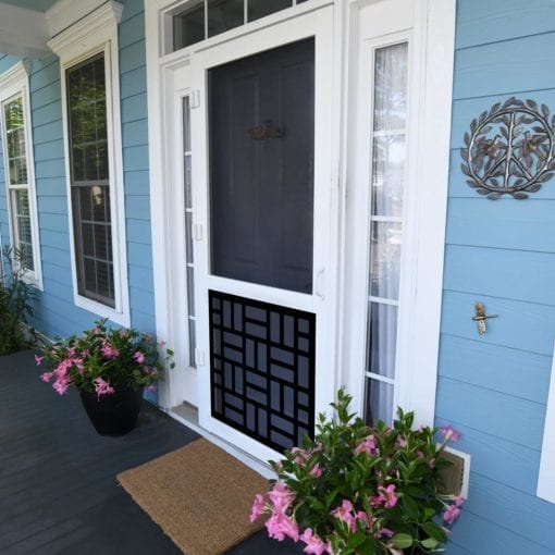 Basketweave Screen Door