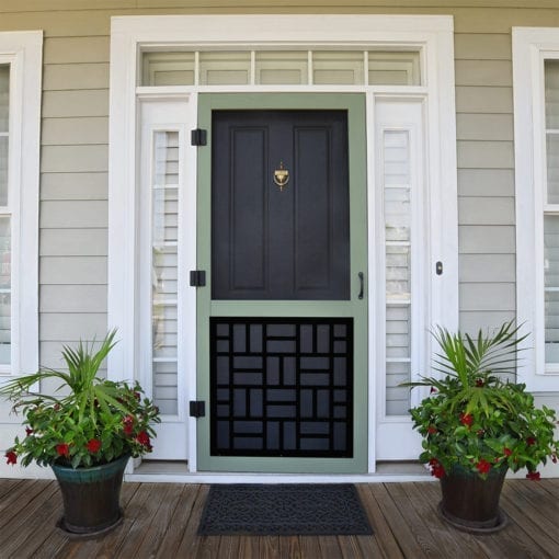 Basketweave Screen Door View By Screen Tight