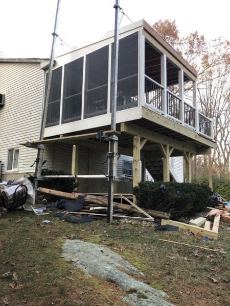 Budget Friendly Screen Porch Install