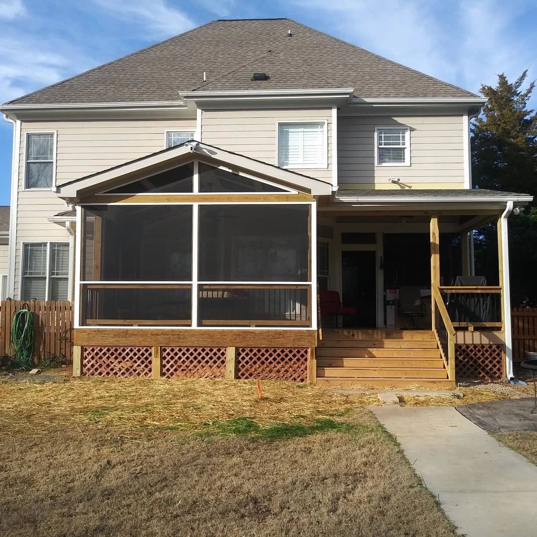 Screen Porch Project Raleigh NC