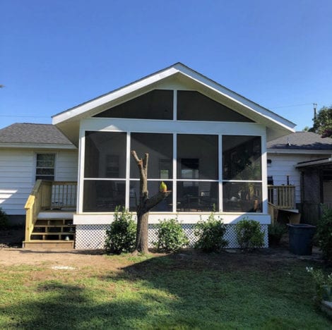 Screened-in Porch Addition in Maryland