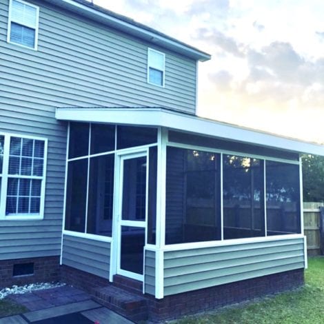 Quick Screened Patio Project