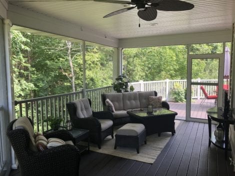 Screen Wall Porch in Wisconsin