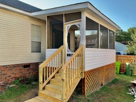 Converted Deck Screen Porch