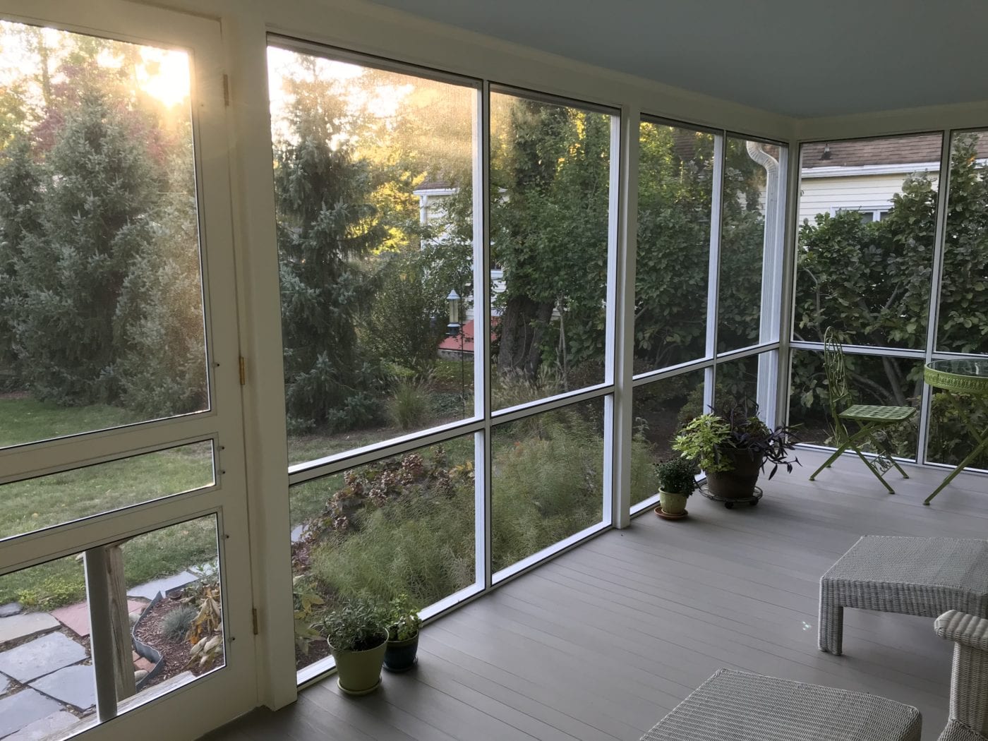 Serene Screen Porch