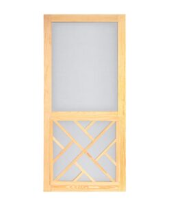 Chippendale Wood Screen Door
