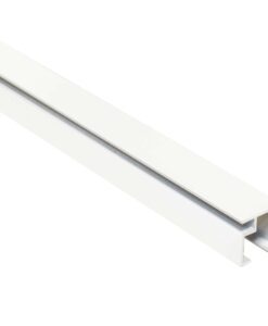 Mini Track Channel - White