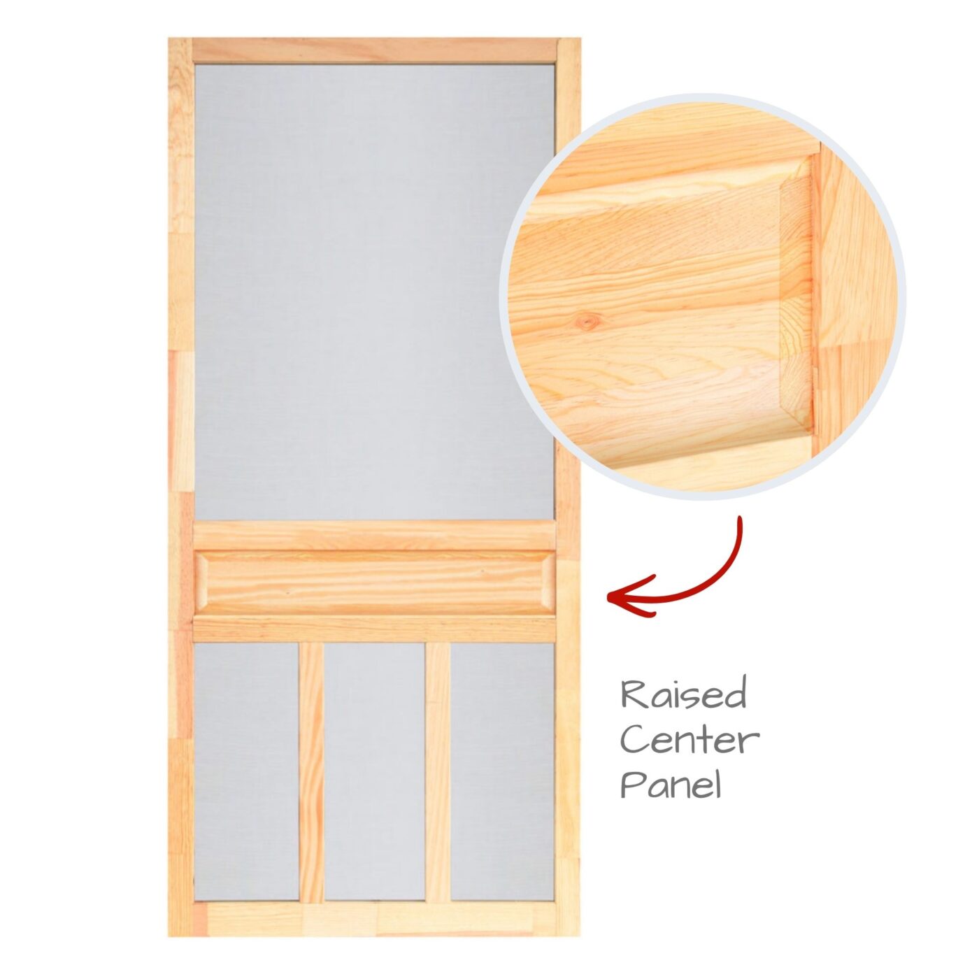 Marion Wood Screen Door - Image 3